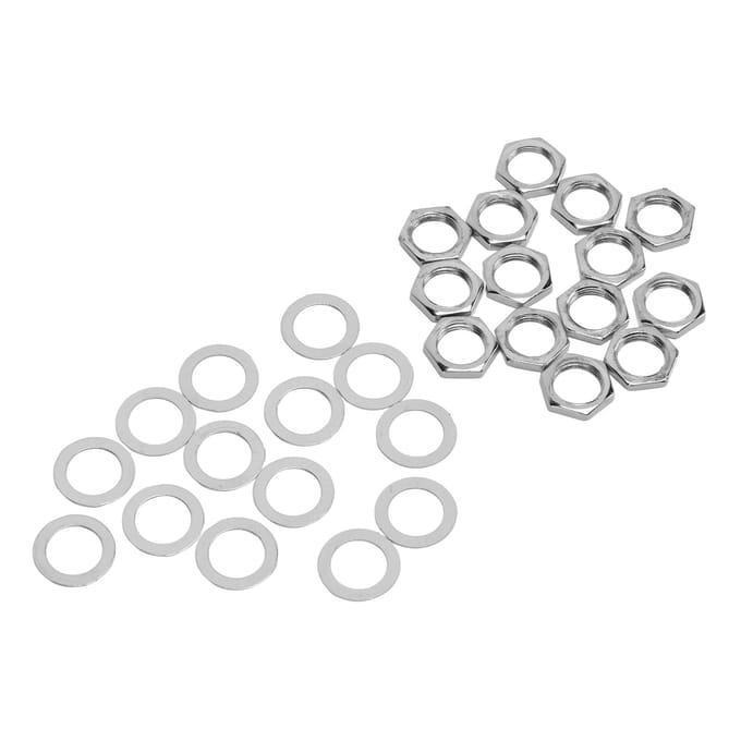 Moer Ring Kit Instrument Socket Connector Bevestigingsmiddelen voor Elektrische Gitaar Bas M9 Binnendraad
