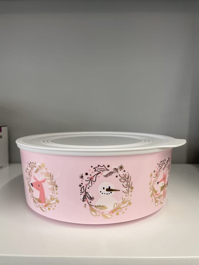 Tupperware koekjesdoos wintereditie (kerst)
