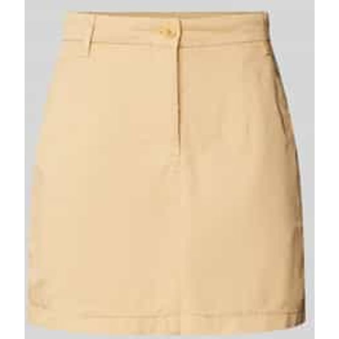Minirok met achterzakken, model 'COTTON GMD'
