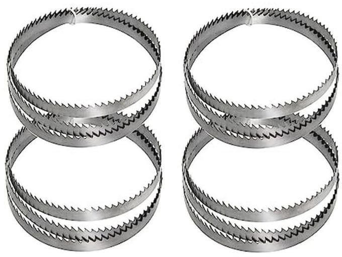 Set van 4 lintzaagbladen 1140 x 13 x 0,65 voor metaalbewerking