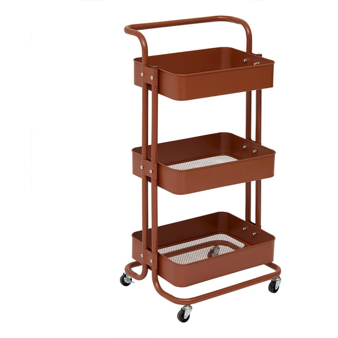 Eazy Living Trolley 3-Laags Evia Rood