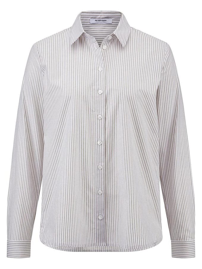 Blouse lange mouwen Van Peter Hahn beige