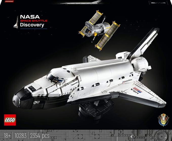 LEGO Creator NASA Space Shuttle Discovery Bouwpakket voor Volwassenen 10283