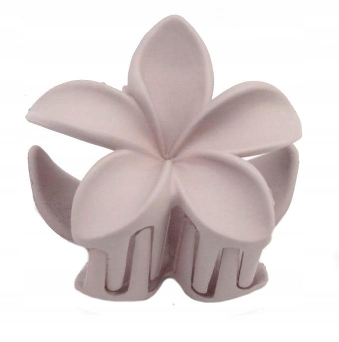 Kleine Hawaiianaanse Haarclip met Bloem - 4 cm