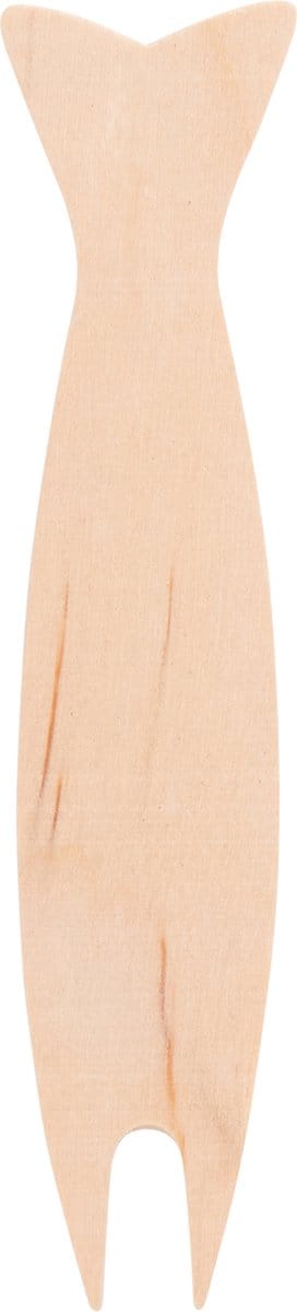 Visvorkje hout (FSC) 95mm - 500 st/ds.