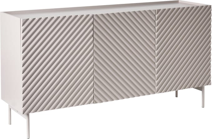 YARAKA - Dressoir met 3 deuren - Lichtbeige - MDF