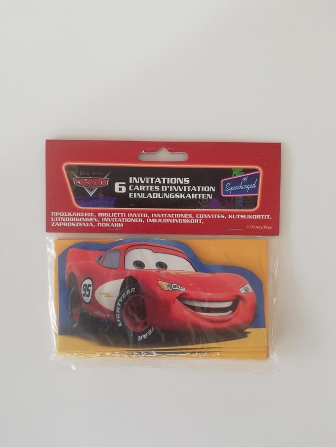 Uitnodigingen Cars