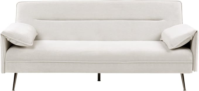 VAYLA - Slaapbank - Gebroken wit - Polyester