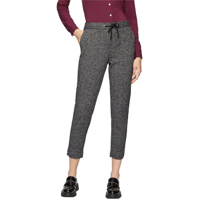 s.Oliver Pants 7/8 Grey/black Taglia: 34 | Pantaloni Outlet | Donna | Grigio