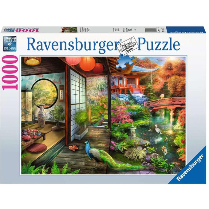 Ravensburger Theehuis in Japanse tuin 1000st Volwassenen puzzels