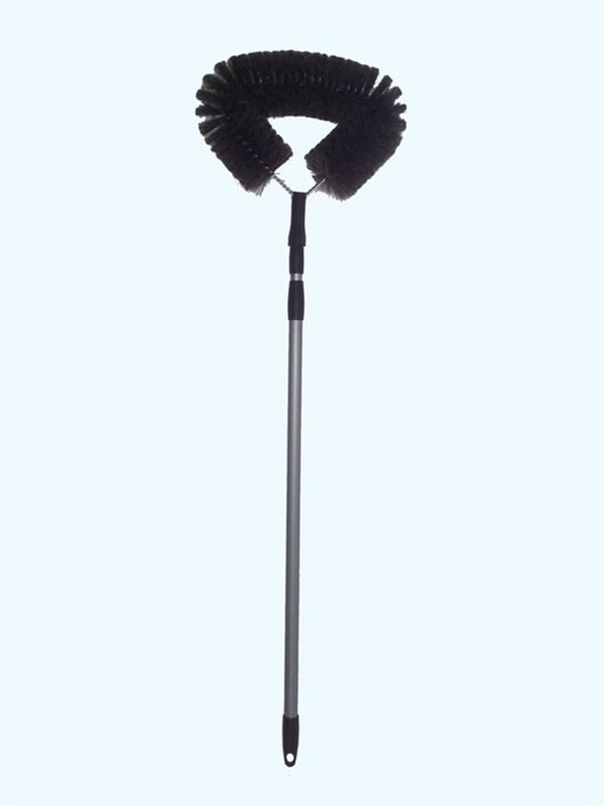 Starbright Ragebol Met Geitenhaar 130 Cm Zwart/grijs