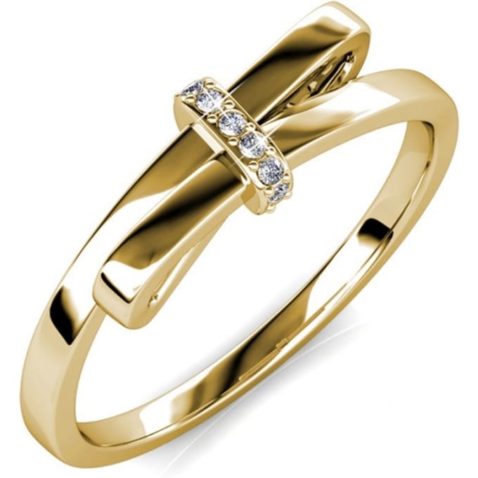 Bague Luminous Bow - Cristal d'Autriche