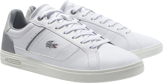 Lacoste Europa Pro Heren Sneakers - Wit/Grijs - Maat 44