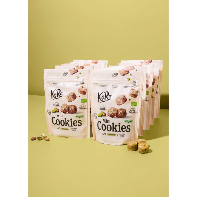 Mini cookies met 16% pistache 10 x 150 g