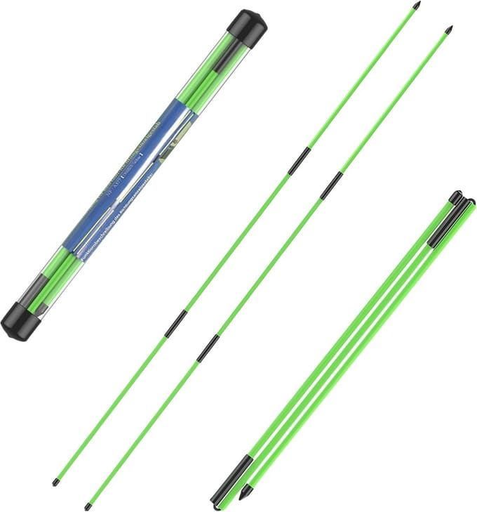 Golf Alignment Stick - 2 stuks - Oefenhulpmiddel voor Golf - Geschikt voor Aiming, Positie en Volledige Swing - Houding Corrector