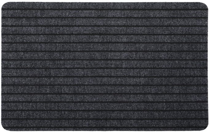 Luance Deurmat Chloe - grijs - polypropyleen/latex - 50 x 80 cm - schoonloopmat