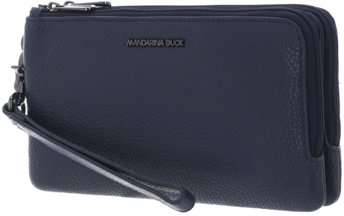 MANDARINA DUCK accessoiretas Mellow Leather Pouch Dress Blue donkerblauw