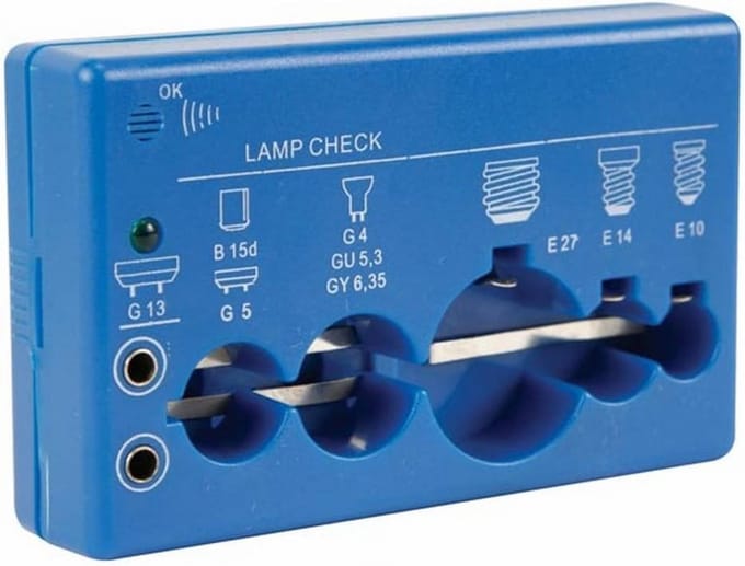 Lampentester voor snel en veilig testen van lampen