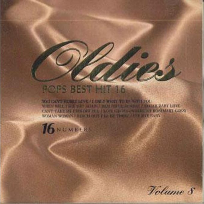 CD VARIOUS - Oldies Pops Best Hit 16 NOK108 MCPS Zuid-Korea Pop Gebruikt