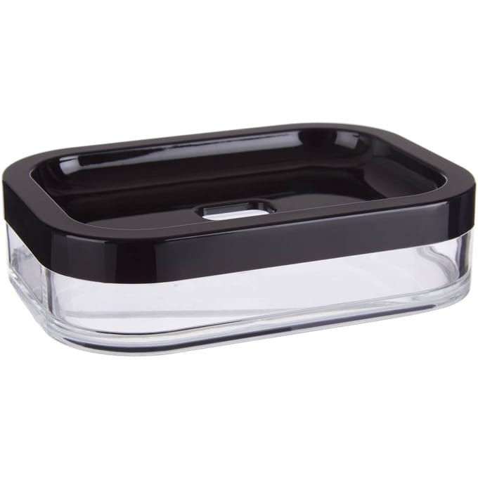 Ando Soap Dish - Black Acrylic