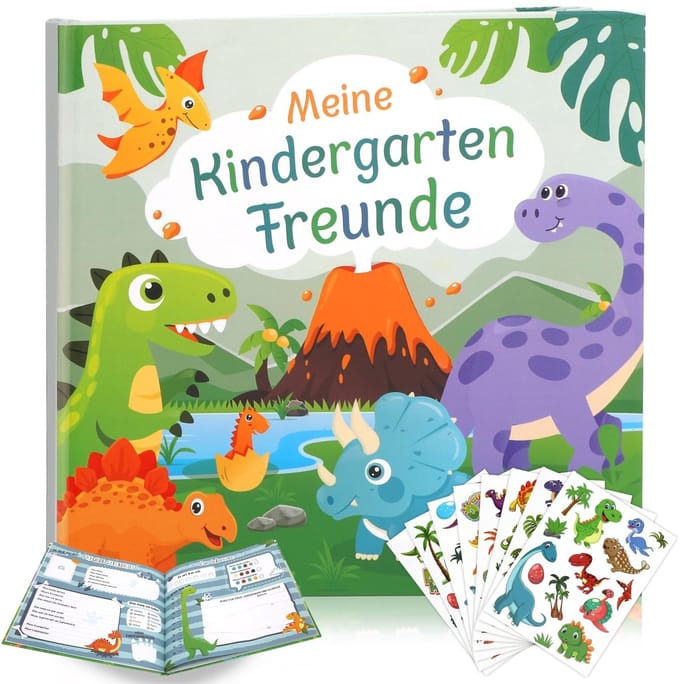 Dino Vriendenboek voor Kleuterschool Kinderen