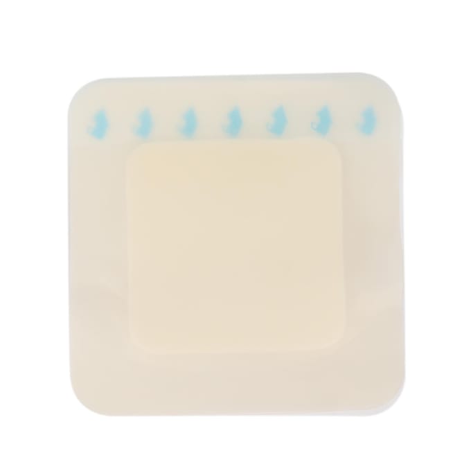 Zelfklevend Schuim Wondverband Pad Snelle Genezing Hydrocolloïd Gel Pleisters met Rand white