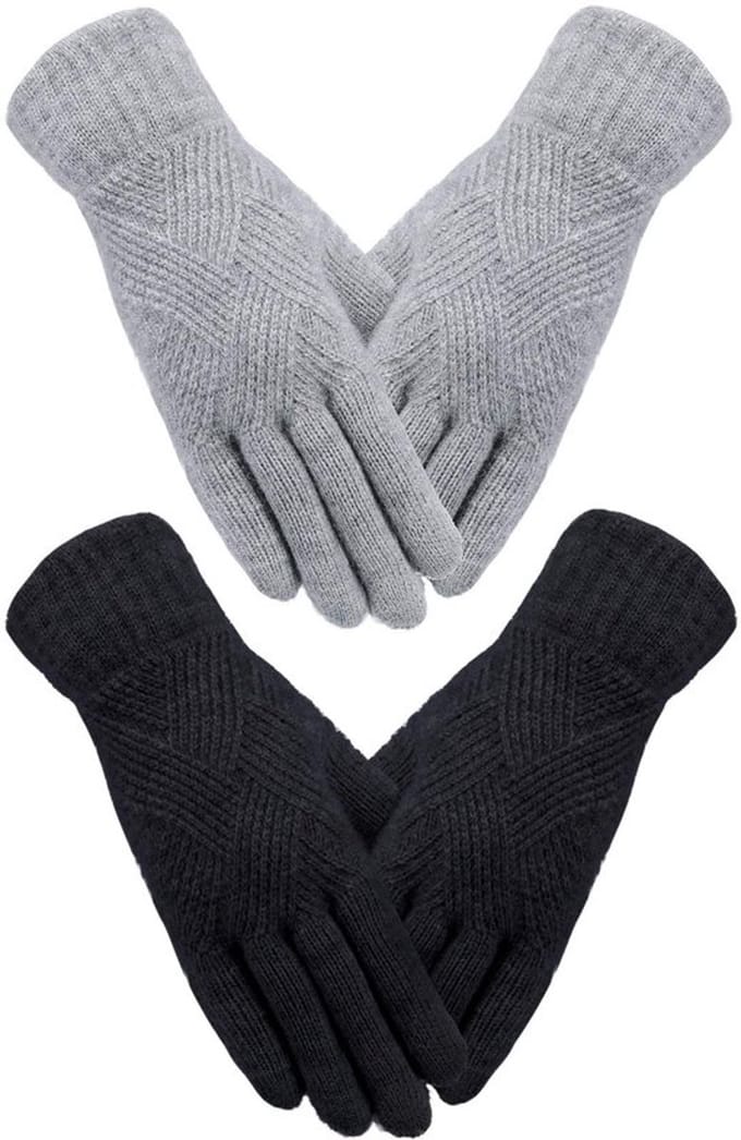 Allecto - Dames Winterhandschoenen - Touchscreen Functie - Zwart en