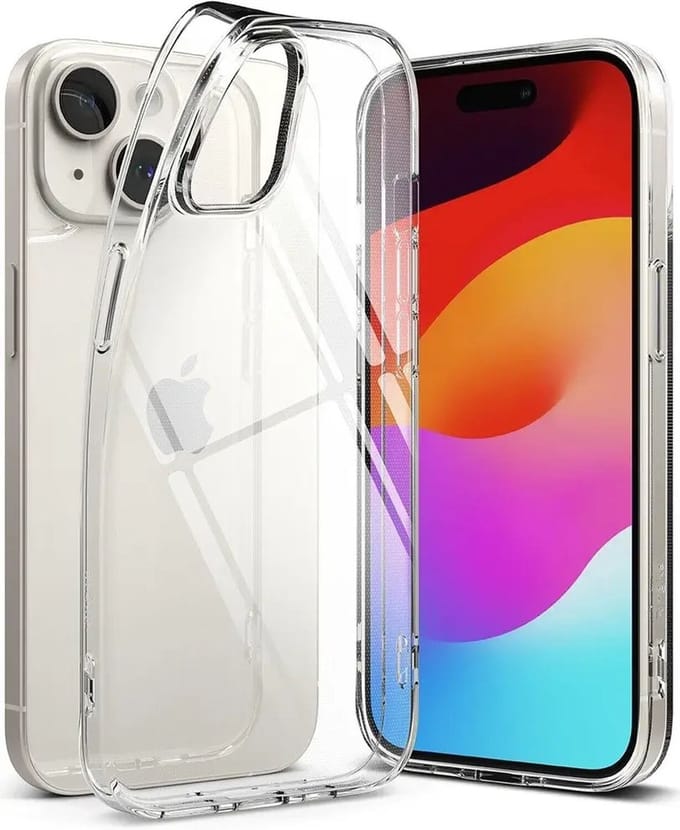Ringke Air Geschikt voor Apple iPhone 15 Plus Flexibel TPU Transparant