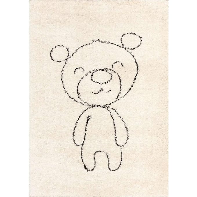 Slaapkamer tapijt Yellow Tipi Teddy Bear