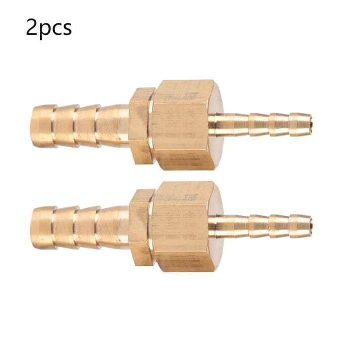 2 stuks 410 mm Messing Fitting Slangpilaar Verloopstuk Verloopstuk Stekker Connector beige
