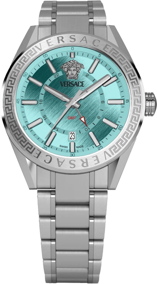 Versace V-Code GMT VEAFA0324 mannen horloge