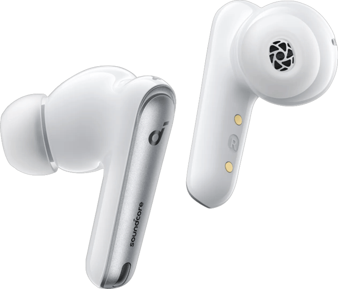 Anker Soundcore Liberty 4 NC On Ear koptelefoon Bluetooth Stereo Wit Noise Cancelling Waterbestendig, Oplaadbox