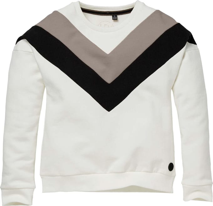 Levv sweater Robijn off white voor meisjes - maat 128