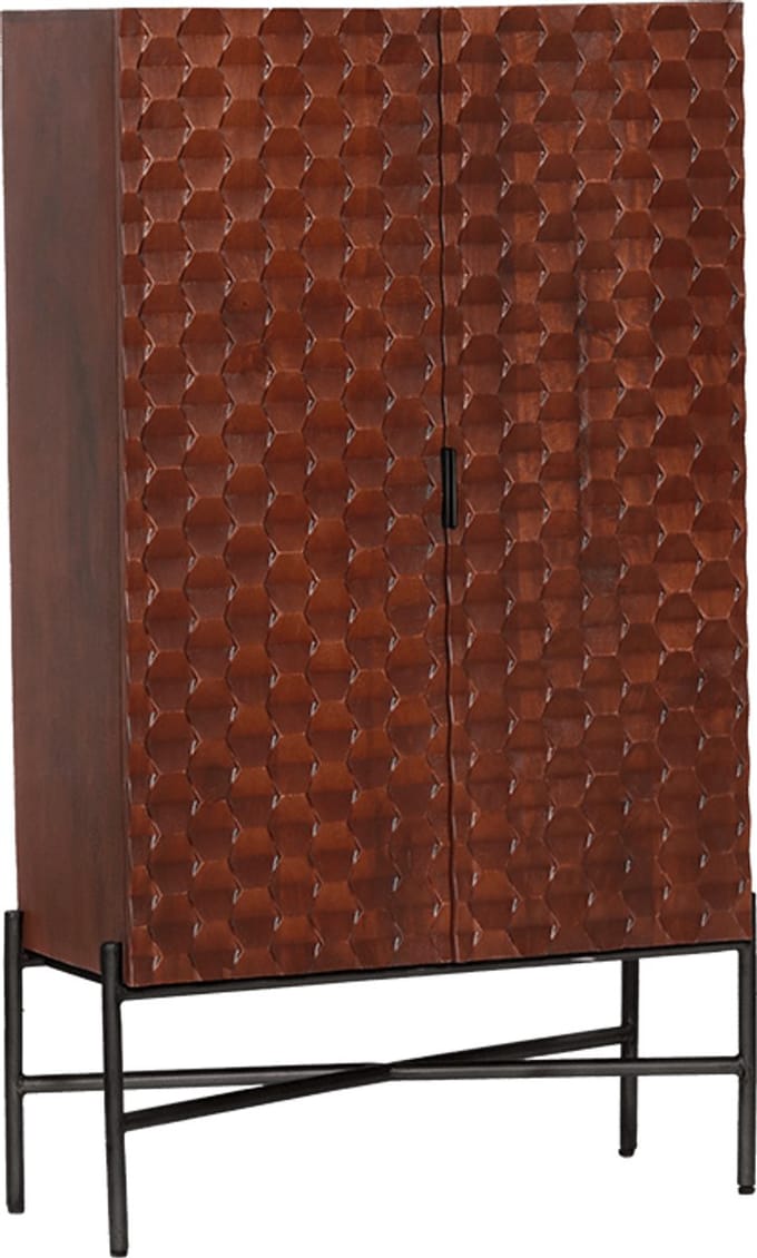 Tower Living - Paola opbergkast - 90 cm - bruin
