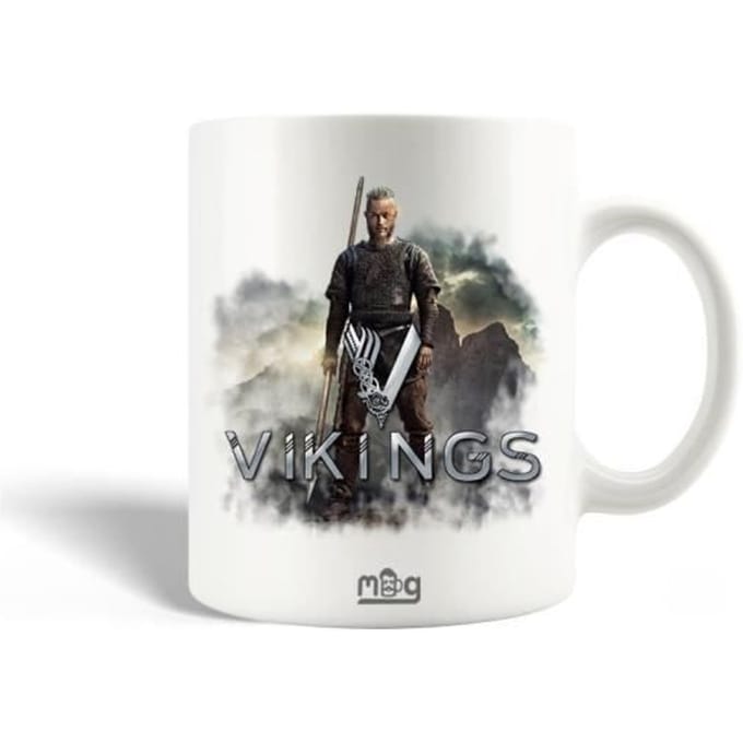 mok - Vikingen - Ragnar Lothbrok - Keramiek - 30cl - Vaatwasmachinebestendig