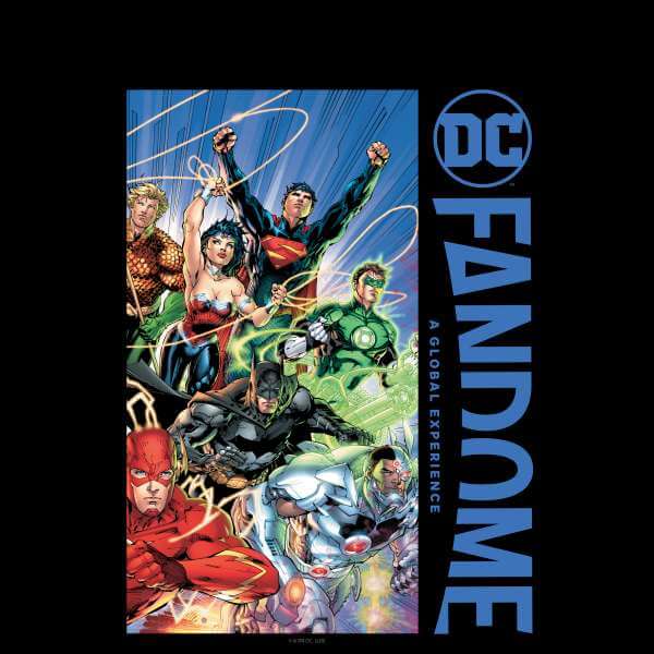 DC Fandome Justice League Men's T-Shirt - Black - L