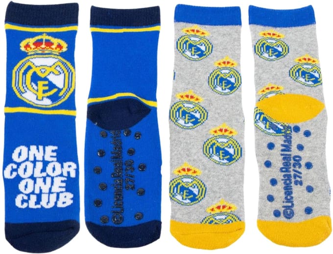 Antislip Sokken met Applicaties - Real Madrid