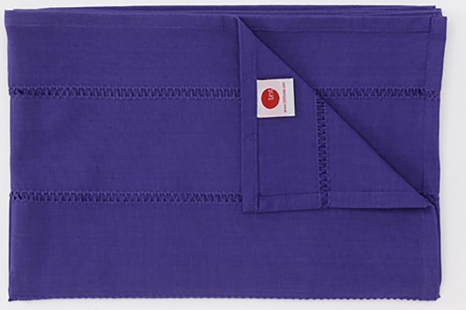 TINT AJOURE UNI TAFELLOPER 50X150 IMPERIAL/VIOLET