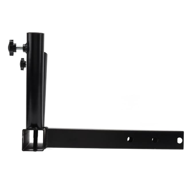 Vlaggenmast Houder Beugel Universele Vlaggenmast Houder Montage voor Vrachtwagens Jeeps SUV's Campers Dubbele Buis gray