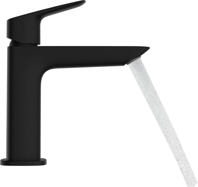 Hansgrohe Logis Eengreeps wastafelmengkraan - 110 - coolstart - met PopUp - trekwaste - mat zwart