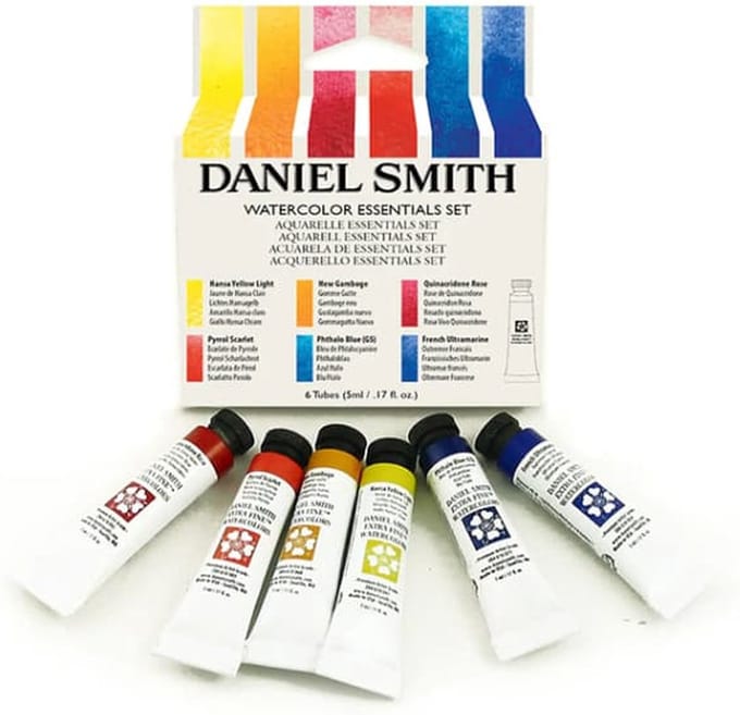Daniel Smith Aquarelset - Aquarelverf Set Van 6 Tubes Van 5ml - Professionele Aquarelverf Startset