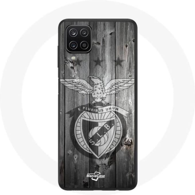 Coque maniacase pour samsung Galaxy A12 slb benfica fond gris