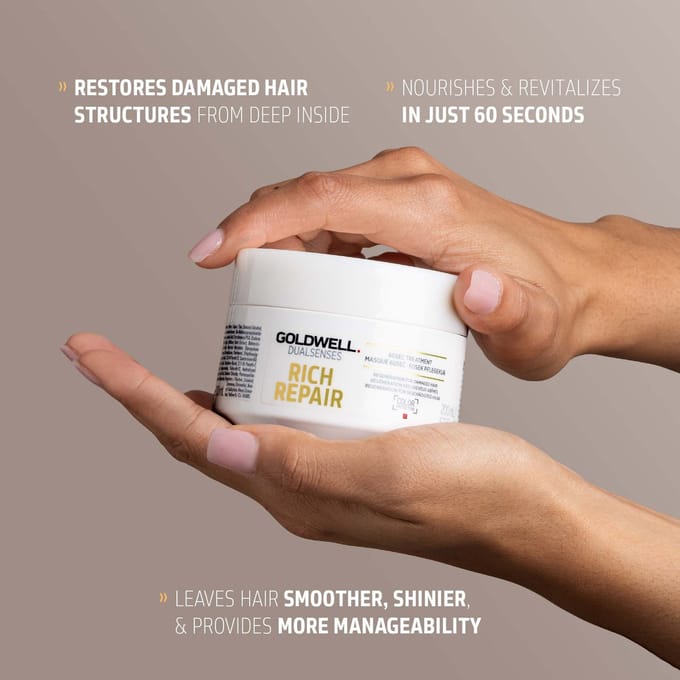 Goldwell Rich Repair 60 sec. behandeling Haarbehandeling Dames 200 ml