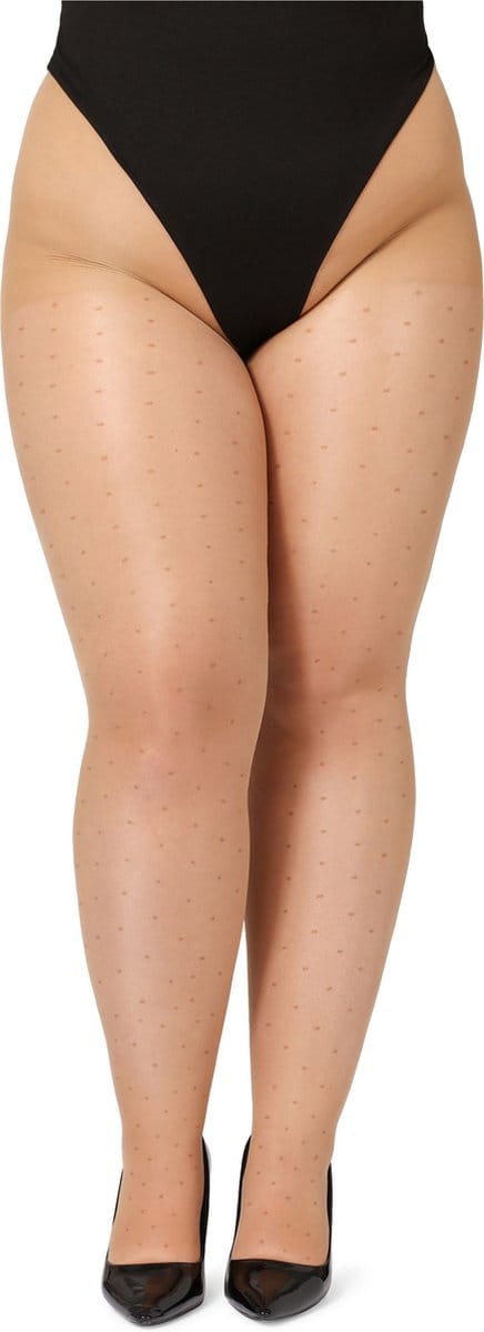 Bellivalini Dames Panty - 20 DEN - Halsterloos - Polyamide - BLV-GI-1128 - Daino - 3XL