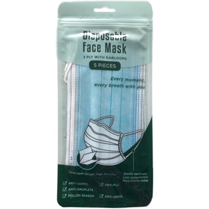 Chirurgisch Mondmasker 5 Stuks