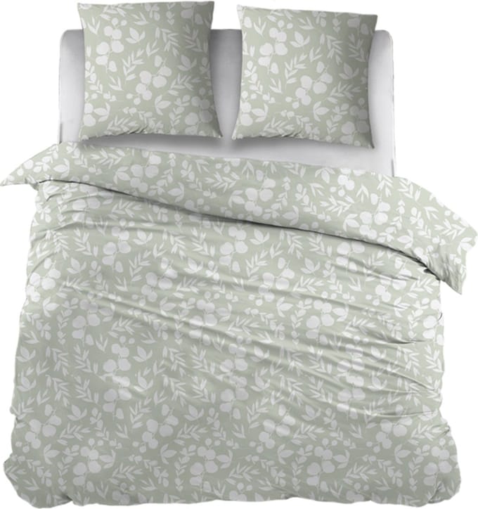 Snoozing Elsie Dekbedovertrek - Extra breed - 260x200/220 cm - Groen