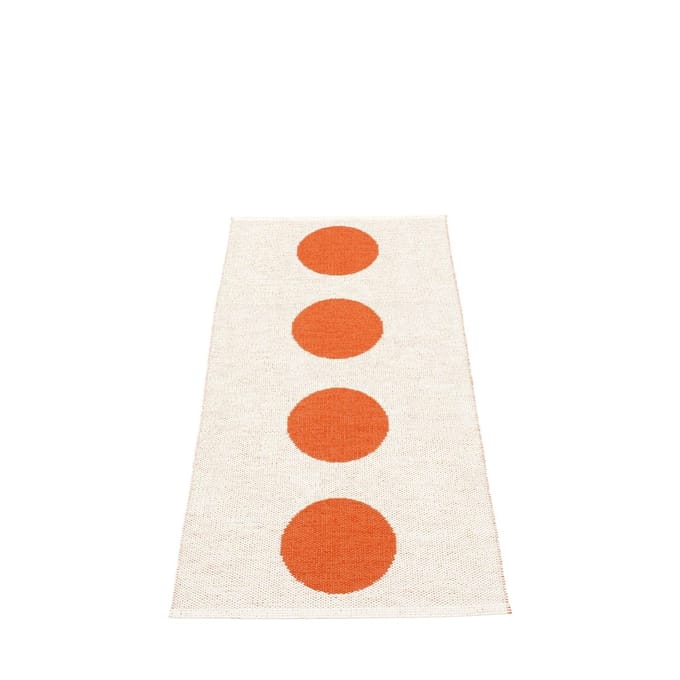 Pappelina - Vera vloerkleed - oranje - 70 x 150 cm