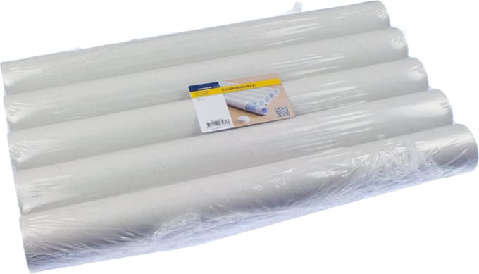 Raadhuis verzendkoker - 430mmx50mm - A2 - wit - 5 stuks