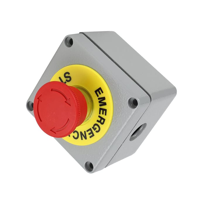 Schakelkast 1 Knop Noodstop Bedieningskast IP66 Stofdicht Waterdicht 80x75x6080x75x60