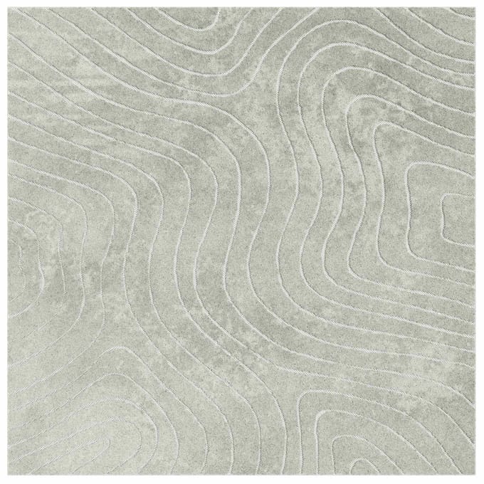 vidaXL - Binnen- - en - buitenkleed - PALMERAS - Groen - 200 - x - 200 - cm - Polyester